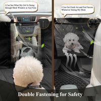 VIVAGLORY Dog Seat Cover Dog Hammock, Standard - Standard (width 52") / Black - image 2