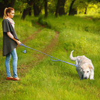 Wisedog Two Handles Dog Leash, Lilac - Moonlight Blue / S - image 4