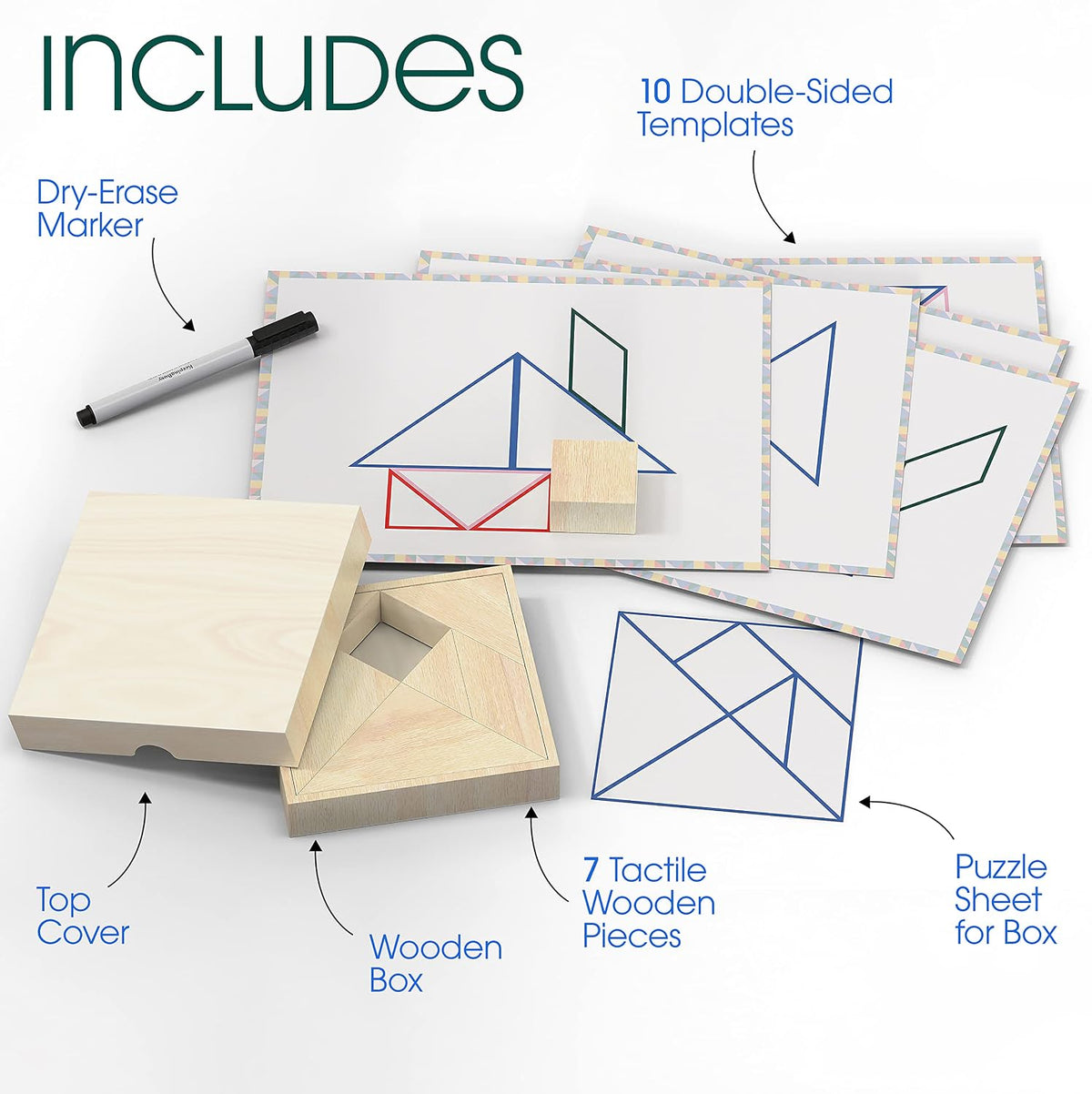 Keeping Busy Tile Matching Dementia Activities for Seniors - Tangram - image 4