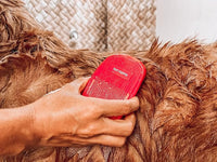 Tuff Pupper Dog Bath Brush, Silicone Pet Hair Remover Brush for Shampooing & Massaging Dogs, Dog Washing Brush with Soft Rubber Bristles Gently Removes Loose & Damaged Fur