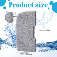 30 Pcs Ammonia Remover Pad Compatible with 306/307/406/407 Aquarium Canister Filter Media Ammonia Reducer for Fish Tank Replacement Parts Accessories