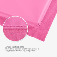 We Sell Mats - 4 ft x 8 ft x 2 in Personal Fitness & Exercise Mat for Home Workout - Lightweight and Folds for Carrying – All Purpose Home Gym Mat – Thick Mat for Yoga, Pilates, Stretches, and Floor Exercises