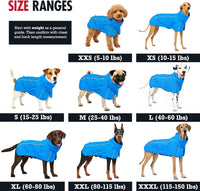 Tuff Pupper Waterproof Dog Raincoat - Pacific Blue / Large (40-60 lbs) - image 2
