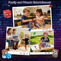 EWED 200 piece forest themed magnetic building blocks with trees, houses and figures - view 13