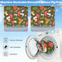 Unicorn Catcher 2 Pack Washable Guinea Pig Cage Liner - Mushrooms / 36X24in - image 4