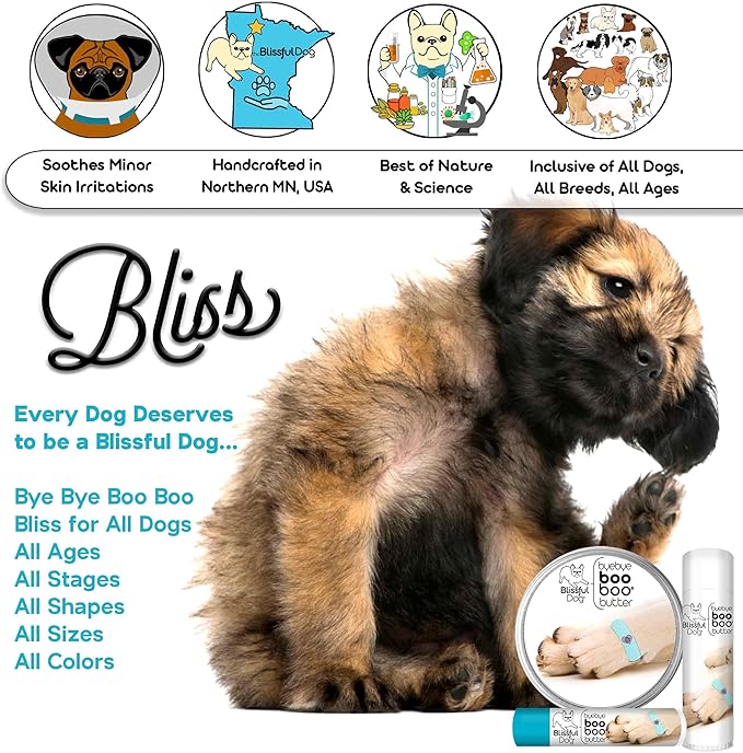 The Blissful Dog Anatolian Shepherd Boo Boo Butter, 8 Ounce