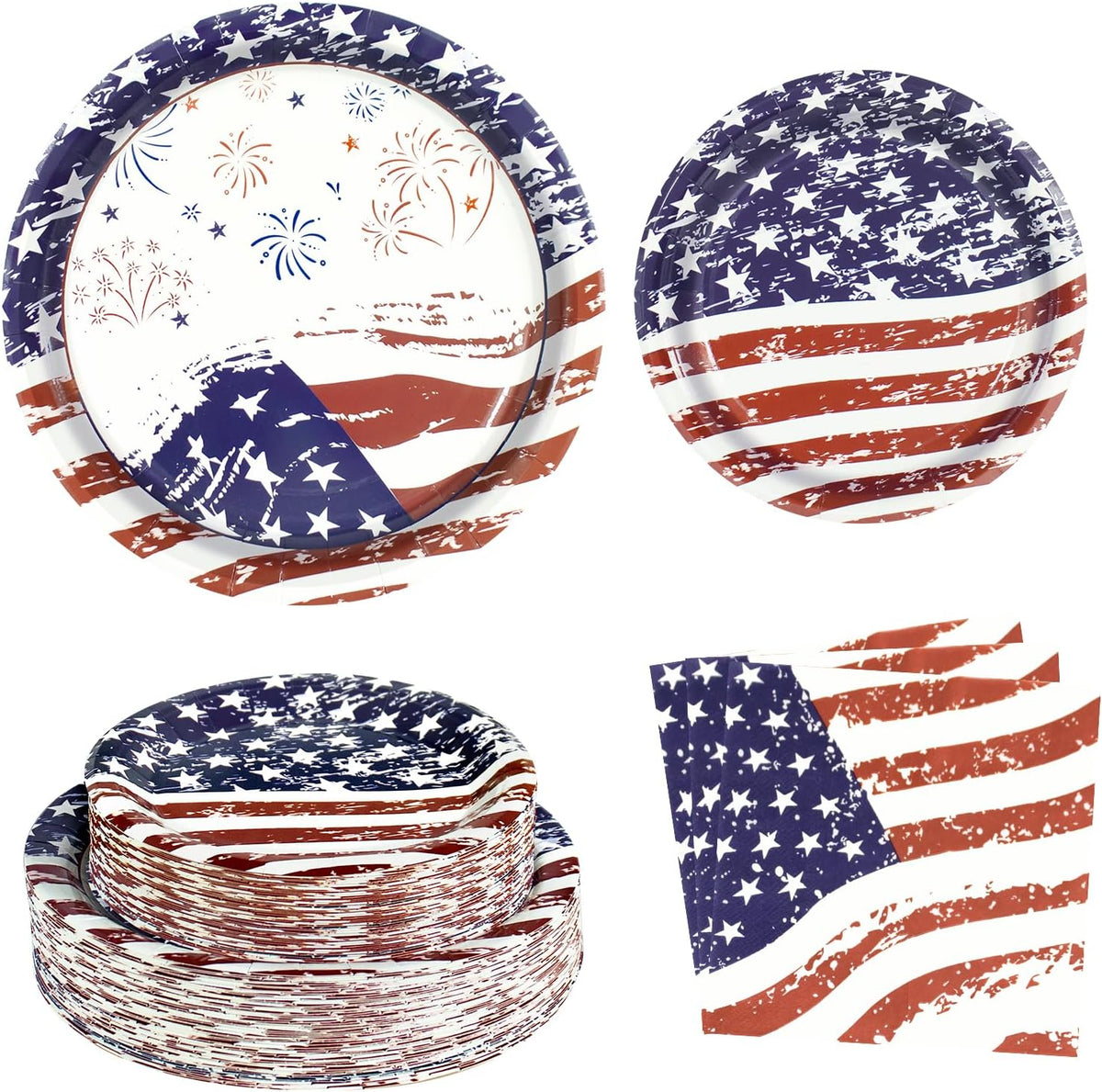 yunhuatdm 180 piece cute ghost Halloween plates and napkins set, black and white - view 4