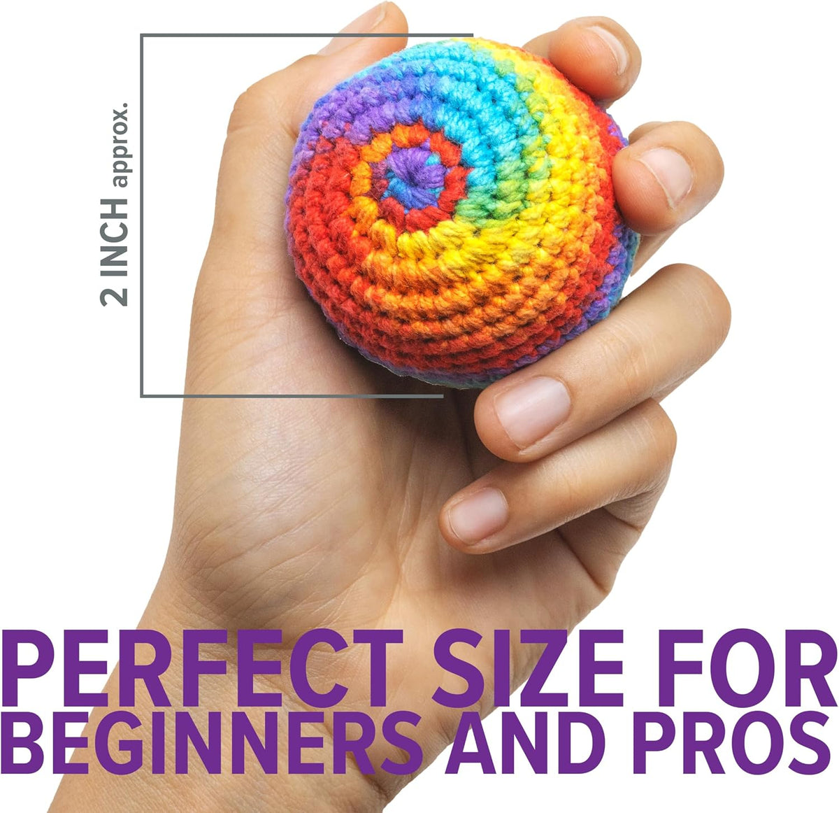 BOONI Handmade Crocheted Footbag - image 2
