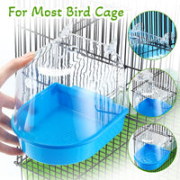 Honeydak 3 Pcs Bird Bath for Cage Parakeet Bath Hanging Box - Classic Colors - image 4