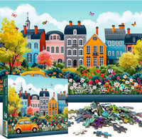 Funny Dog Pizza Jigsaw Puzzles, Food Kitchen - Small Town - image 2