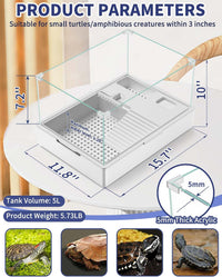 MoonOrange Turtle Tank Kit - M Kit-15.7” x 11.8” x 10” - image 3