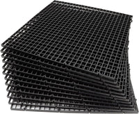 12 Pcs Aquarium Fish Tank Divider Plastic Egg Crate, L – Essentials for Fish - L 12pcs Black