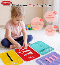 Craftstory Toddlers Montessori Toys Busy-Board for Girls Boys - image 2