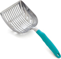 DuraScoop Premium Multicat Cat Litter Scoop, Solid Metal - Durascoop
