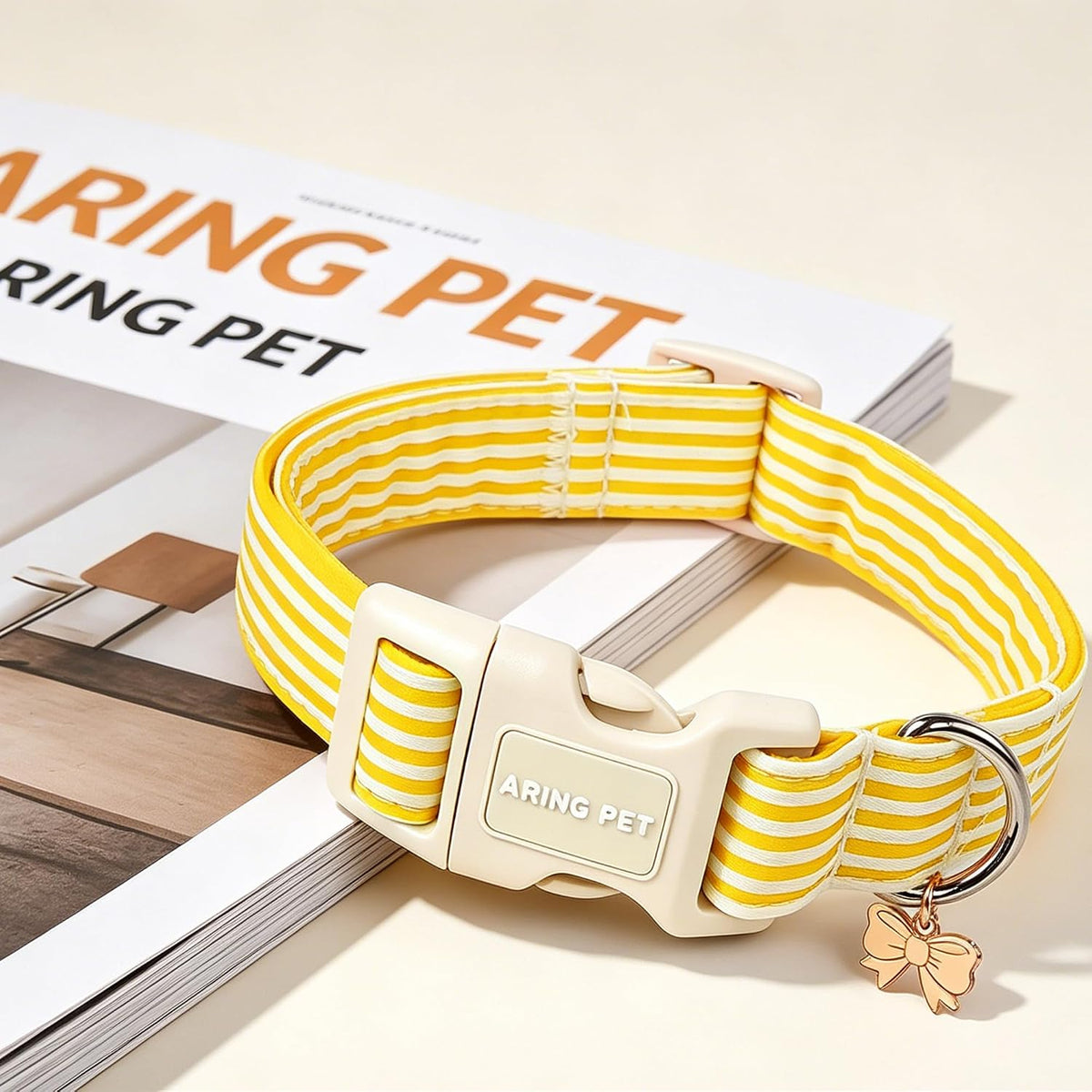 ARING PET Fall Dog Collars - X-Small / Stripe Yellow - image 2
