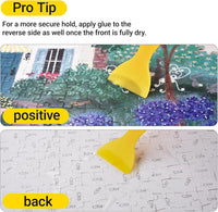 YAKAMOZ Jigsaw Puzzle Glue Clear, Quick Drying with Scraper - 400ml - image 2