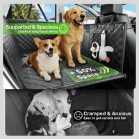 Zanch Hard Bottom Dog Seat Cover for Trucks - Black / Standard - Cars, SUVs & Medium Trucks - image 2