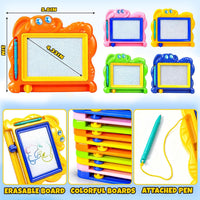15 Pack Magnetic Drawing Board for Kids - Colorful Drawing boards / 15 - image 2