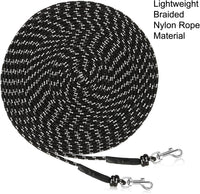 Reflective Cat Long Leash 15 FT - 30 FT / Black - image 2