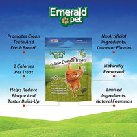 Feline Dental Treats — Tasty and Crunchy Cat Dental Treats Grain Free — Natural Dental Treats to Clean Cat Teeth, Freshen Cat Breath, and Reduce Plaque and Tartar Buildup — Tuna Treats, 3 oz