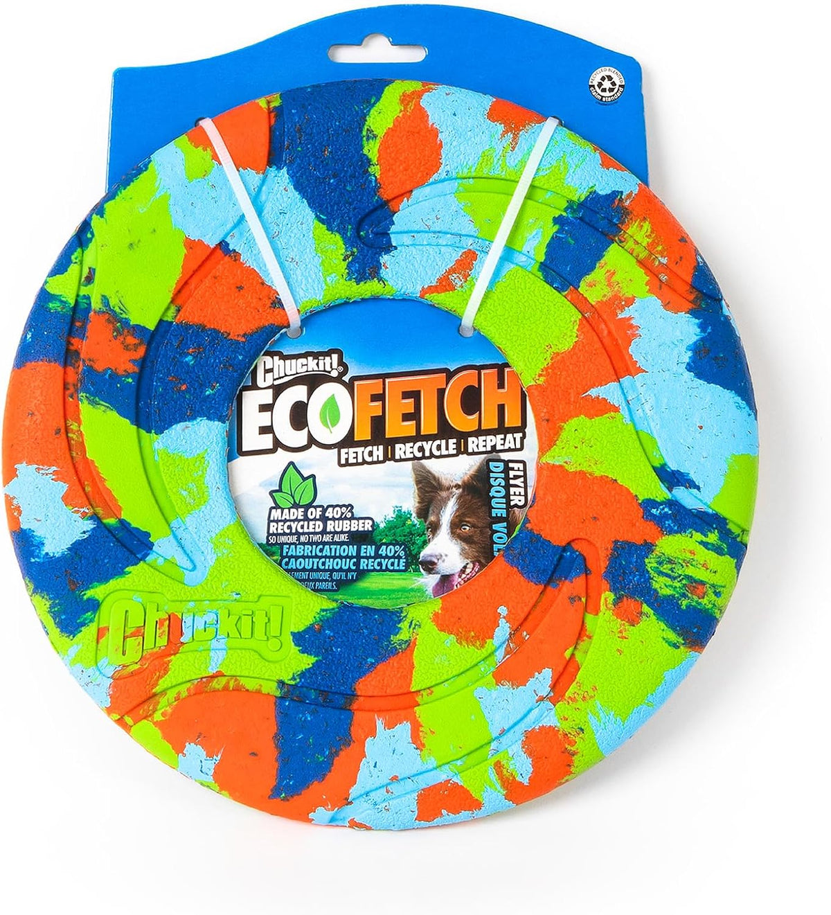 Chuckit! Amphibious ZipFlight Floating and Flying Disc Dog Toy - Medium (Pack of 1) / EcoFetch Flyer - image 2