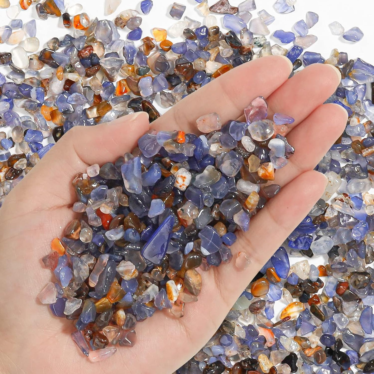 T4U Crystal Rocks for Aquarium - 1 LB / #7 - Agate