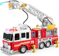JOYIN Extra Large Fire Truck Toy, with Ladder