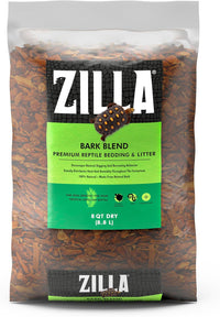 Zilla Reptile Terrarium Bedding, Reptile Substrate, Bark Blend - 8-Quart