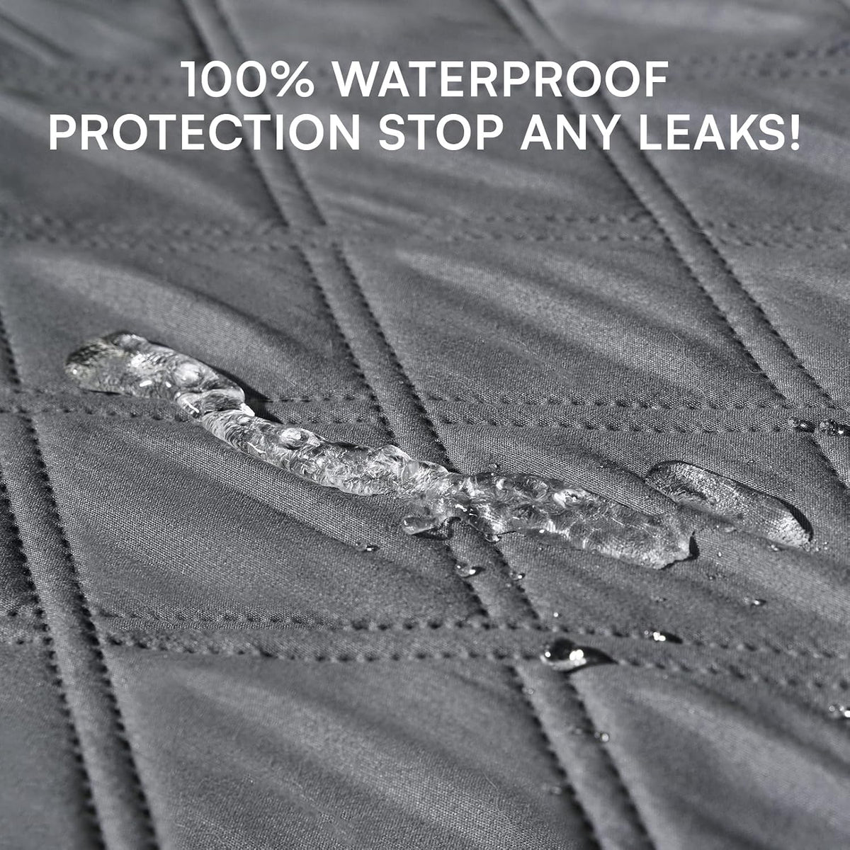 Luciphia Waterproof Couch Cover for Dogs - Grey / 30" x 70" (Pack of 2) - image 2