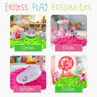 Kipipol Unicorn Sensory Bin for Toddlers 3-4 - Pet Sand Kit - image 4