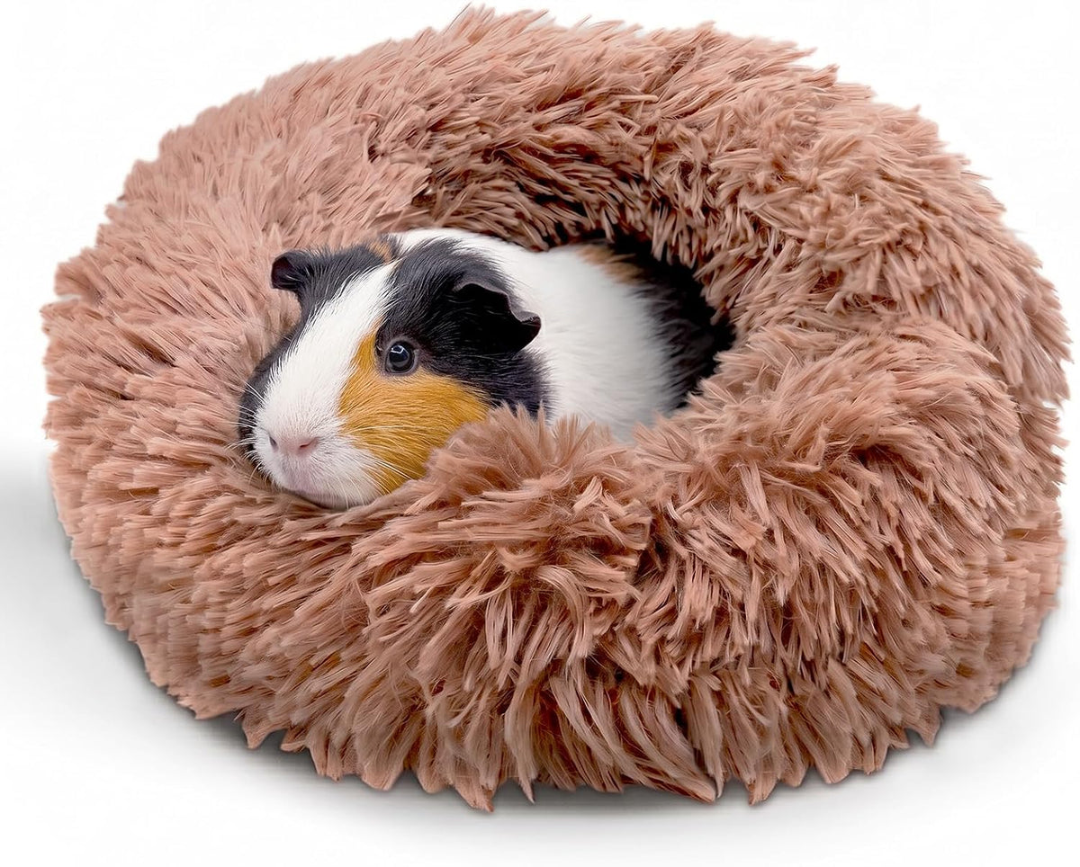 Paw Inspired Furr-O Burrowing Pet Bed Enrichment, Removable Base - Tan