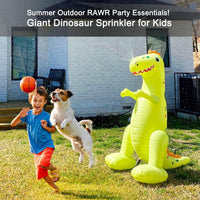 Float Joy Sprinkler for Kids Unicorn Water Sprinklers Inflatable Toys - Dinosaur - image 2