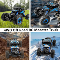 Cheerwing 1:18 Rock Crawler 2.4Ghz Remote Control Car 4WD Off Road RC - Blue - image 4