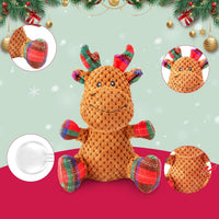 Squeaky Dog Toys, Stuffed Large Dog Toys to Keep Them Busy - Red B - image 2