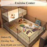 Grddaef Hamster Toys, Guinea Pig Chew Toys Small Animal Enrichment Toys Cage Accessories for Chinchilla Gerbils Rats Bunny Mouse