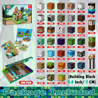 GraceDuck 300 PCS Magnetic Blocks, Magnetic Building Blocks - Forest Car Track With 6 Baseplate - image 2