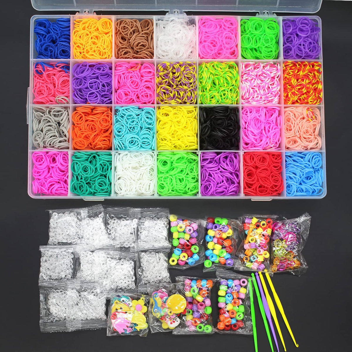 3000 Loom Rubber Bands Refill Kit - Color Set A - image 2