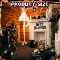 Yinder 24 Pcs Clear Beach Balls Inflatable Bubble Ball Decorations - Fresh / Black - image 3