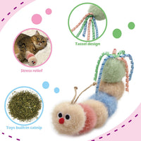 Jumpaws Interactive Natural Catnip Toy, with Rattle - Large/ 1 Pack/ Cat Kicker - image 2