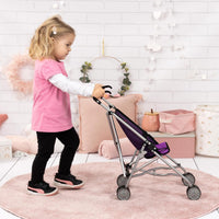 Bayer Design Doll Buggy - Folding Stroller for Dolls up to 18 Inches, Blue – Fun for Kids & Family - Lilac - image 2