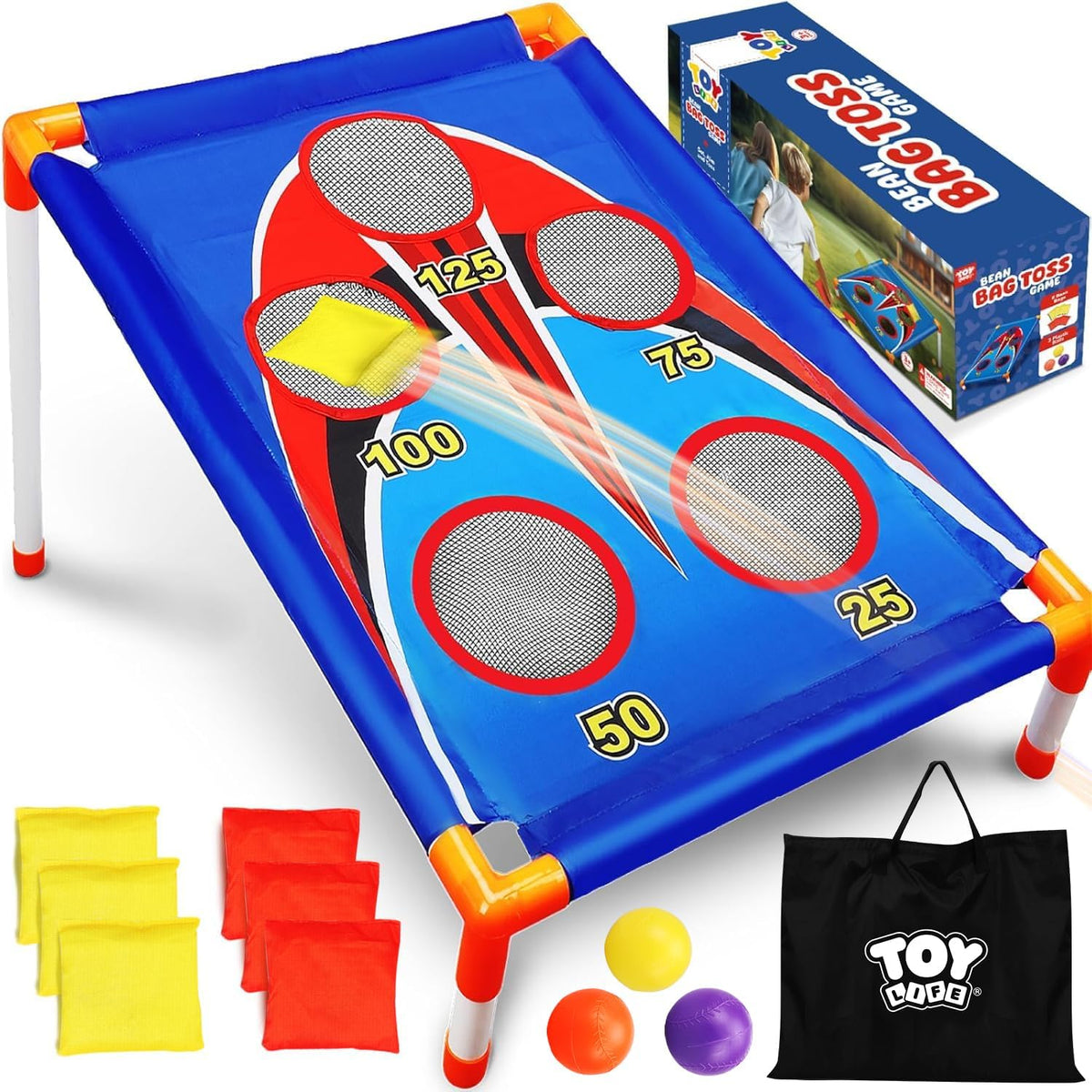 TOY Life Bean Bags Toss Carnival Games, Cornhole - 1-Pack Bean Bag Toss Game