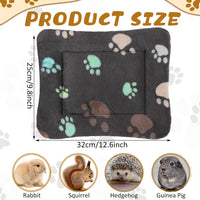 4 Pack Soft Pet Bed Mat Small Dog Crate Fleece – Essentials for Dogs - 13 x 10 Inches / Black - image 4