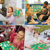 CHEFAN Felt Board for Toddlers, Felt Story Board - The Little Red Riding Hood &3 Other Stories - image 4