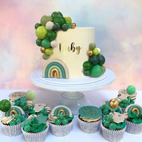 RASSLISA ball cake toppers, 56 plastic pearl balls in three sizes for cake decorating - view 24