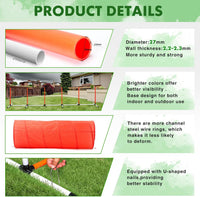 Dog Agility Course Backyard Set，Dog Agility Equipment - 15 PCS SET - image 3