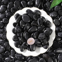 SIDONG 10 LB Black River Rocks, 0.4-1.2 Inches Highly Polished Pebbles for Indoor Plants, Decorative Stones for Plants, Fish Tank, Vases, Home Décor, Crafting, Garden Landscaping