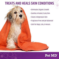 Pet MD Micoseb-CX Topical Shampoo for Dogs, Cats, & Horses with Miconazole - 12 oz