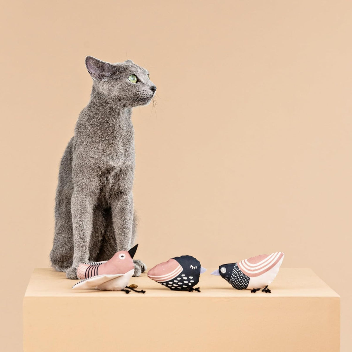 Fringe Studio, Off THE Scales Durable Cotton Canvas Cat Toy - Under My Wings - image 4