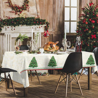 Fall Thanksgiving decorations, Disposable Tablecloth - Christmas tree - image 4