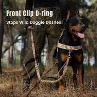 Forestpaw No Pull Dog Harness with Large Handle, Comfortable, L - XL: Chest 32-39", Fit 80-110 lbs / Brown Camo - image 3